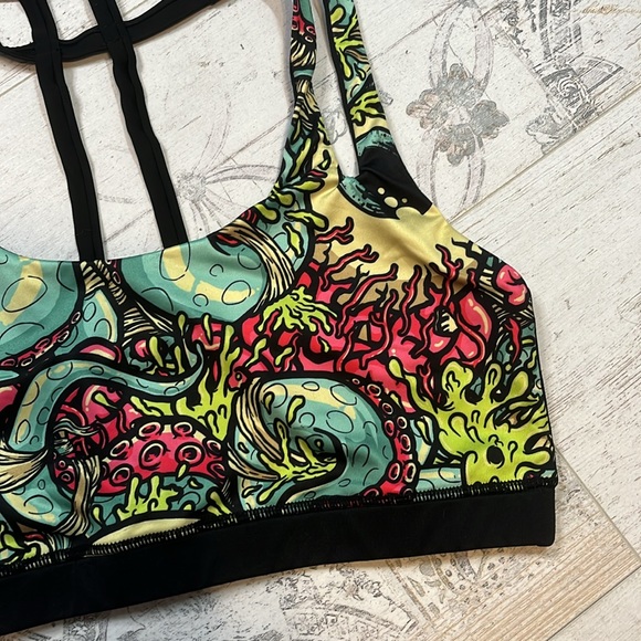 Rare Iron Fist Athletic Oh No Strappy Sports Bra Size 2XL - Picture 3 of 8